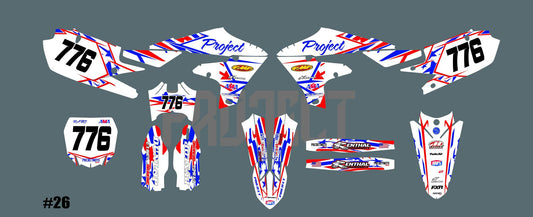 Patriot (White/Red/Blue) For Yamaha