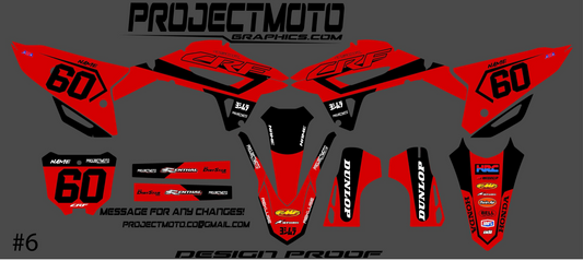 Rage (Red/Black) for Honda