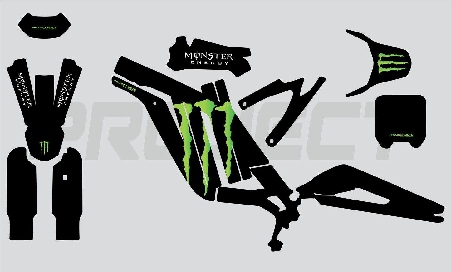 Monster Energy Black for Surron