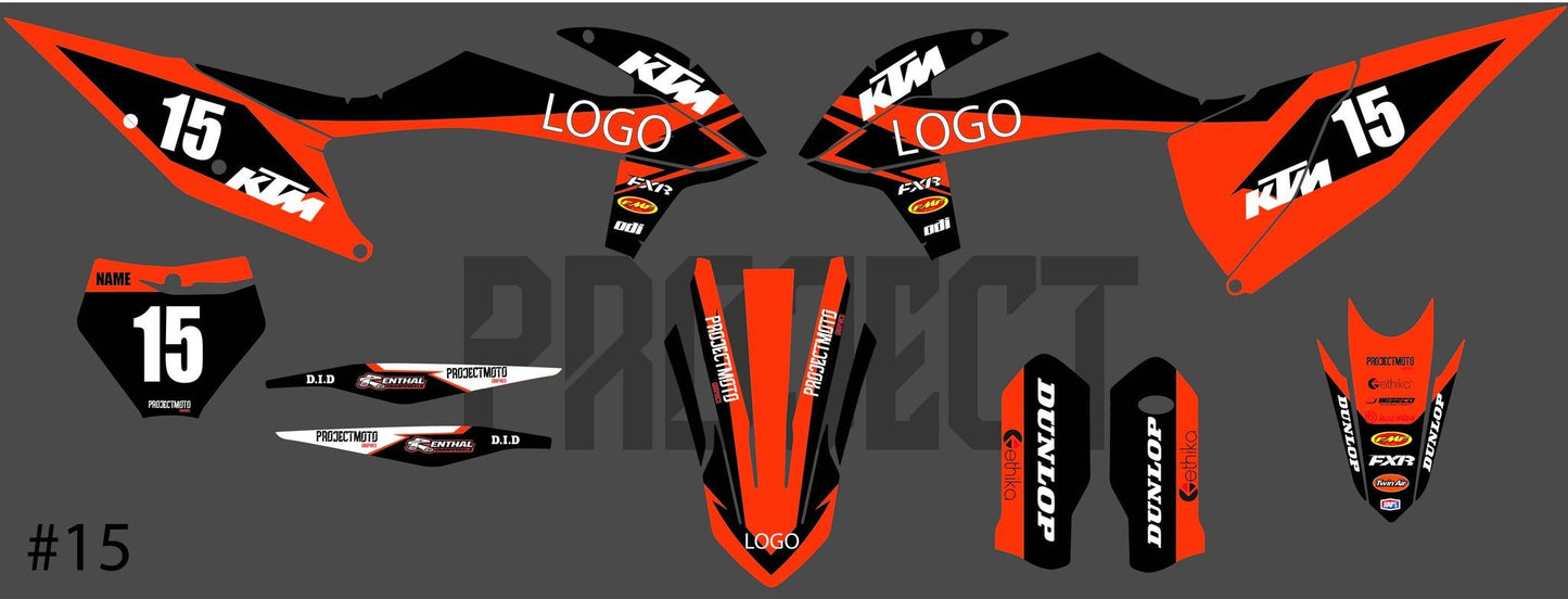 Slash (Black/Orange) for KTM