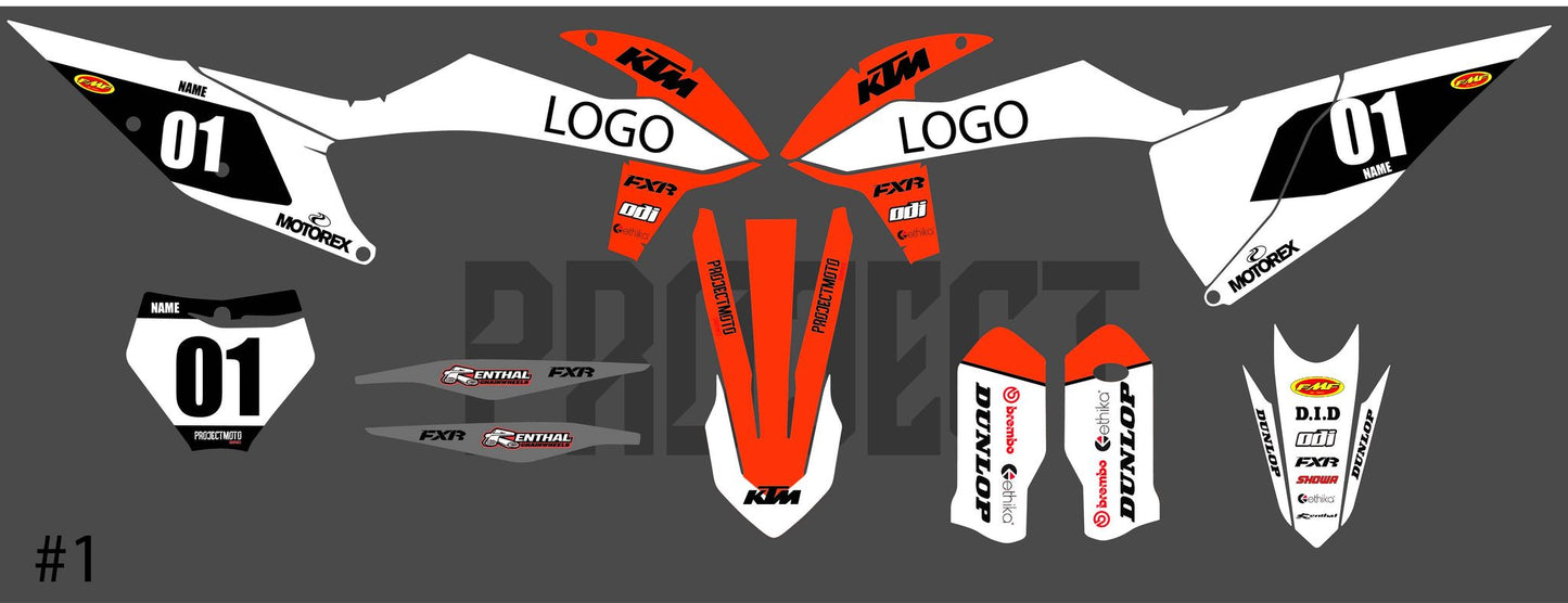 Reckless (orange/white) for KTM