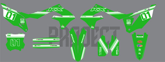 Simple (green/white) for Kawasaki